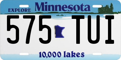 MN license plate 575TUI