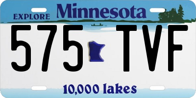 MN license plate 575TVF