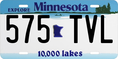 MN license plate 575TVL