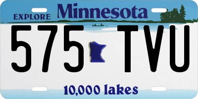 MN license plate 575TVU