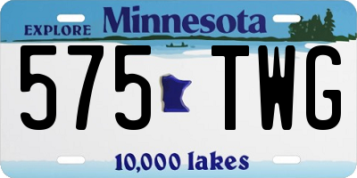 MN license plate 575TWG