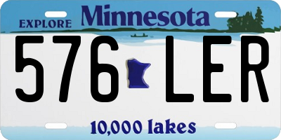 MN license plate 576LER