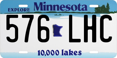 MN license plate 576LHC