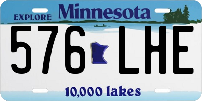 MN license plate 576LHE