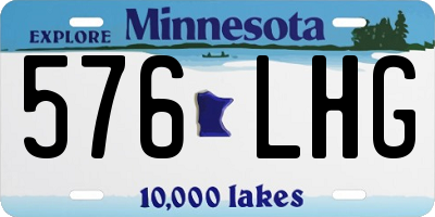 MN license plate 576LHG