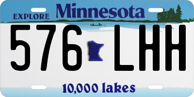 MN license plate 576LHH