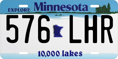 MN license plate 576LHR