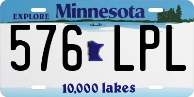 MN license plate 576LPL