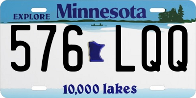 MN license plate 576LQQ