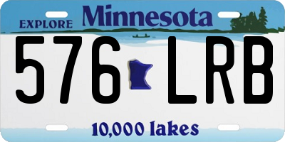 MN license plate 576LRB