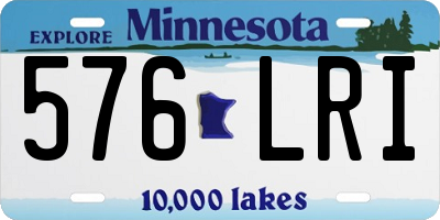 MN license plate 576LRI