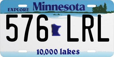 MN license plate 576LRL