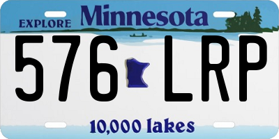 MN license plate 576LRP