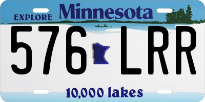 MN license plate 576LRR