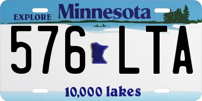 MN license plate 576LTA