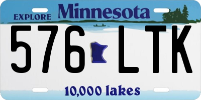 MN license plate 576LTK