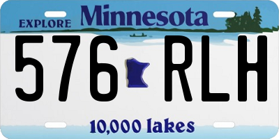 MN license plate 576RLH