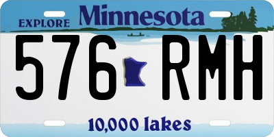 MN license plate 576RMH