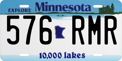 MN license plate 576RMR