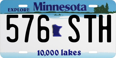 MN license plate 576STH