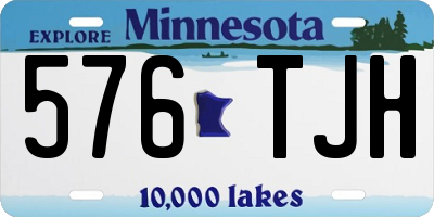 MN license plate 576TJH