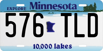 MN license plate 576TLD