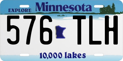 MN license plate 576TLH