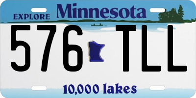MN license plate 576TLL