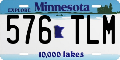 MN license plate 576TLM