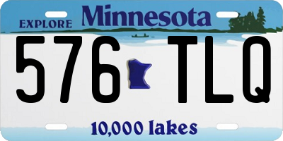 MN license plate 576TLQ