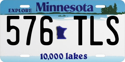 MN license plate 576TLS