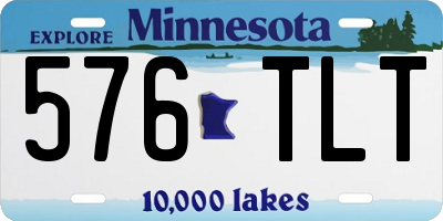 MN license plate 576TLT