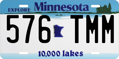 MN license plate 576TMM