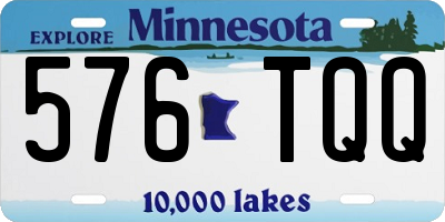 MN license plate 576TQQ