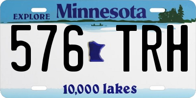 MN license plate 576TRH