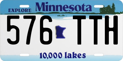 MN license plate 576TTH