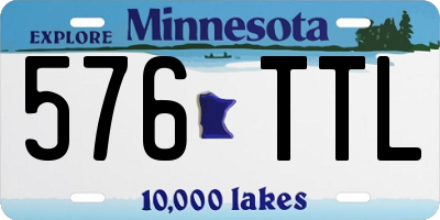 MN license plate 576TTL