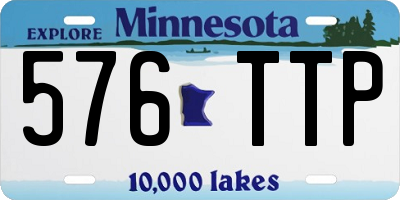 MN license plate 576TTP