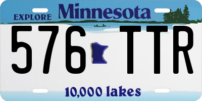 MN license plate 576TTR
