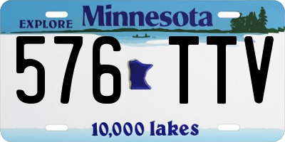 MN license plate 576TTV