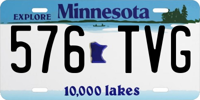 MN license plate 576TVG