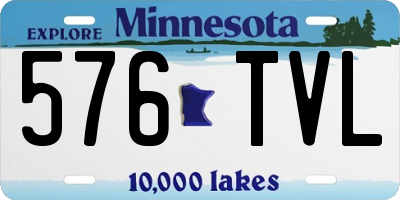 MN license plate 576TVL