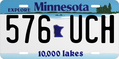 MN license plate 576UCH