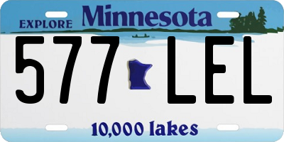 MN license plate 577LEL