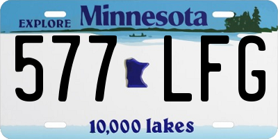 MN license plate 577LFG