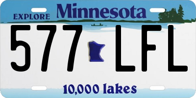MN license plate 577LFL