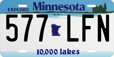MN license plate 577LFN