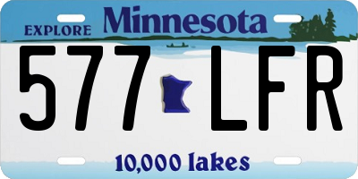 MN license plate 577LFR