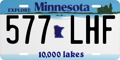 MN license plate 577LHF