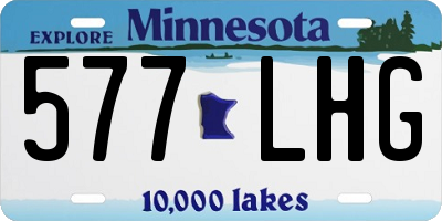 MN license plate 577LHG